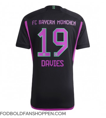 Bayern Munich Alphonso Davies #19 Udebanetrøje 2023-24 Kortærmet